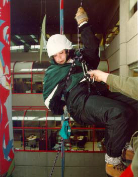 principal in climbing gear