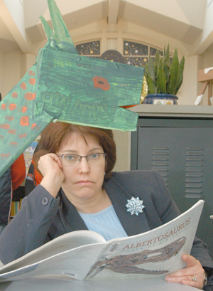 Fern Reirson, teacher–librarian at Jackson Heights School in Edmonton