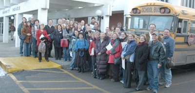 Australian teachers participating in Alberta Education’s educator exchange program visited Barnett House