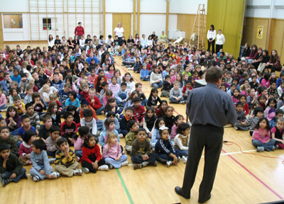 Students from Marlborough Elementary