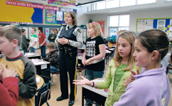 • encouraging student participation in Drug Abuse Resistance Education