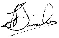 ATA President Frank Bruseker signature